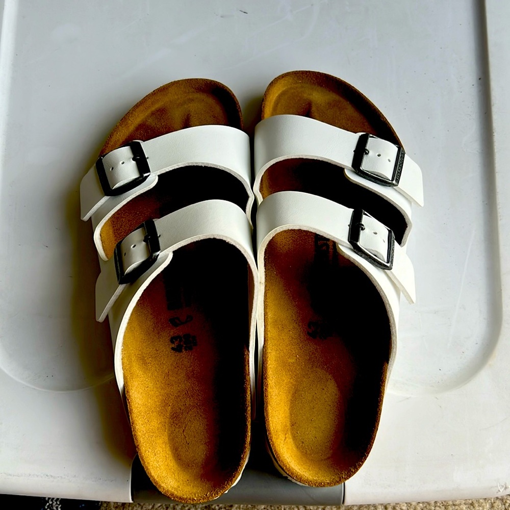 White Birkenstock